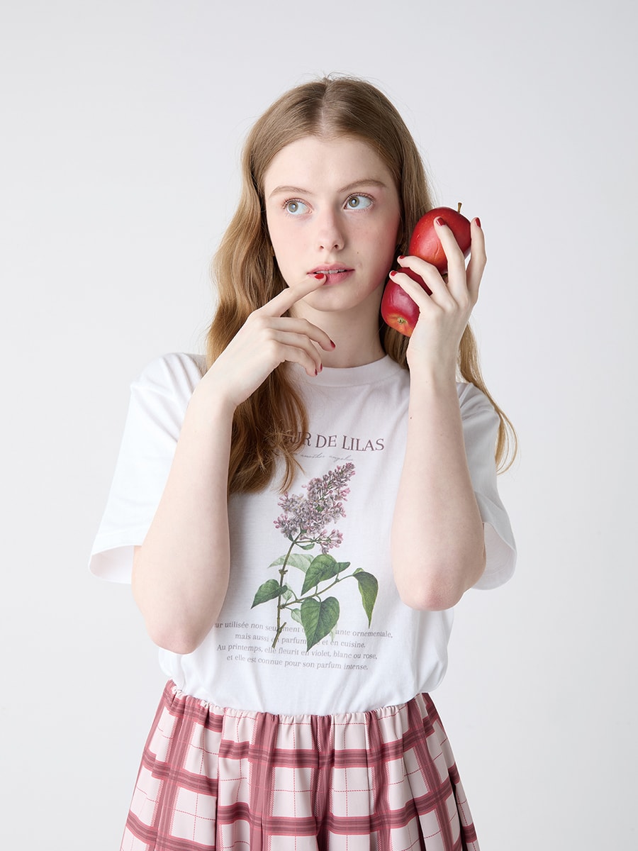 フラワープリントTシャツシリーズ