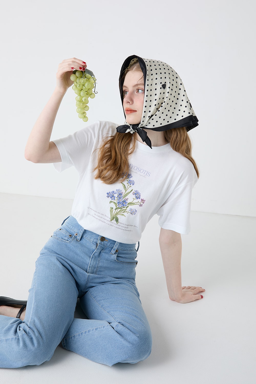 フラワープリントTシャツシリーズ
