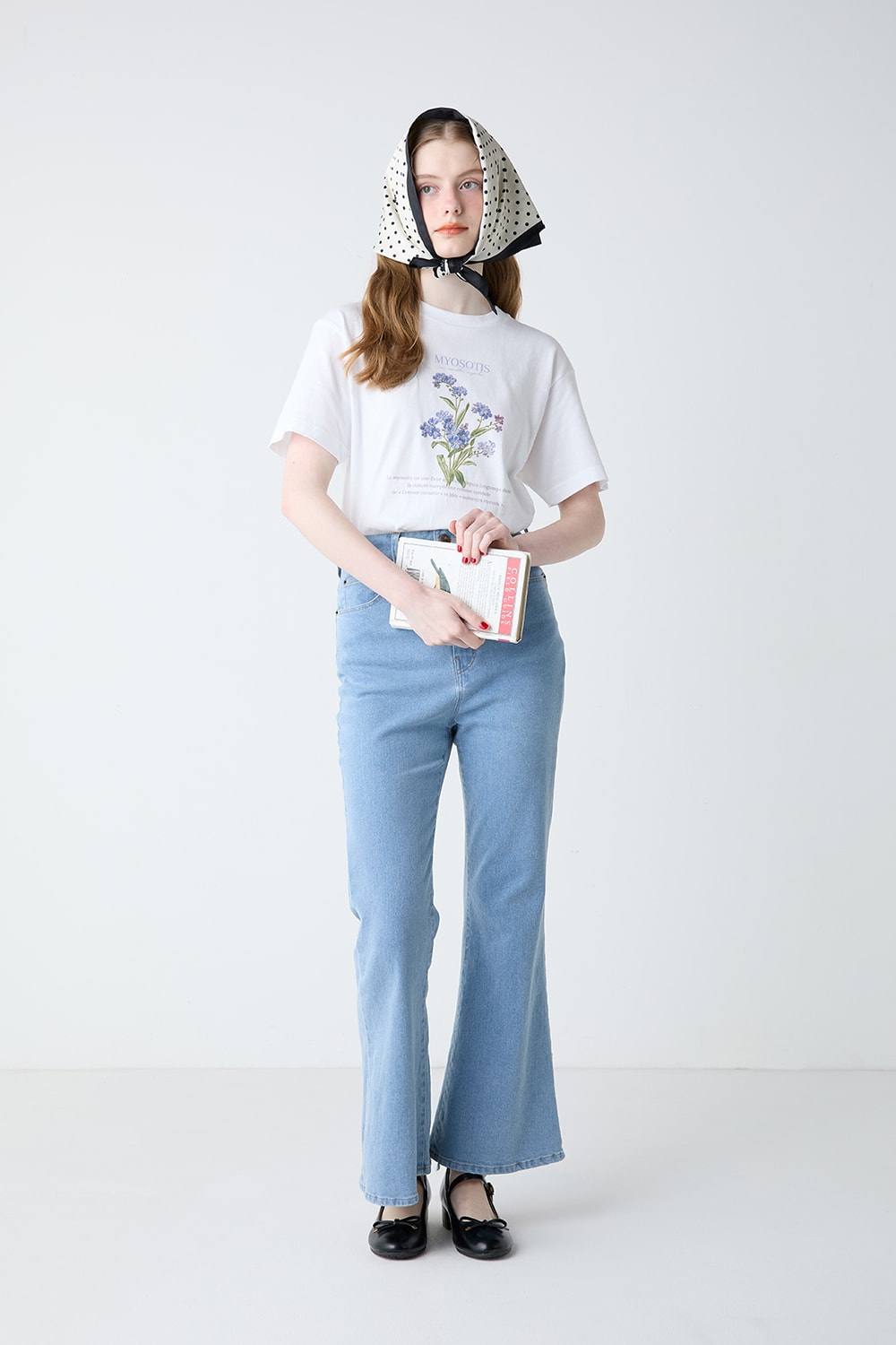 フラワープリントTシャツシリーズ