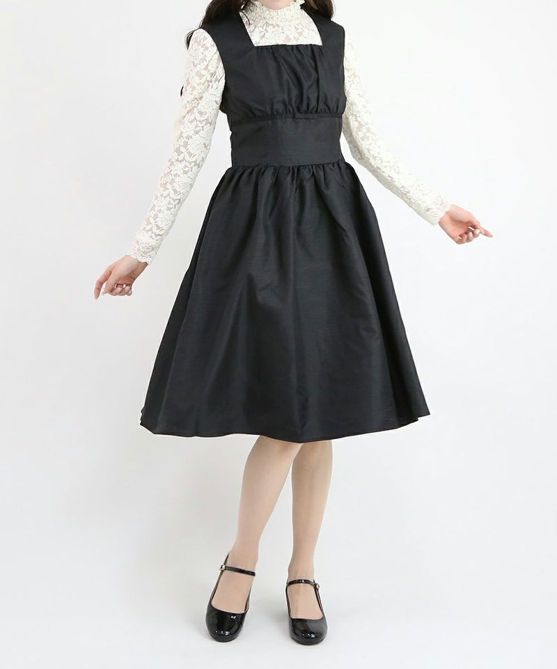 black / 162cm / レースインナーとのレイヤード