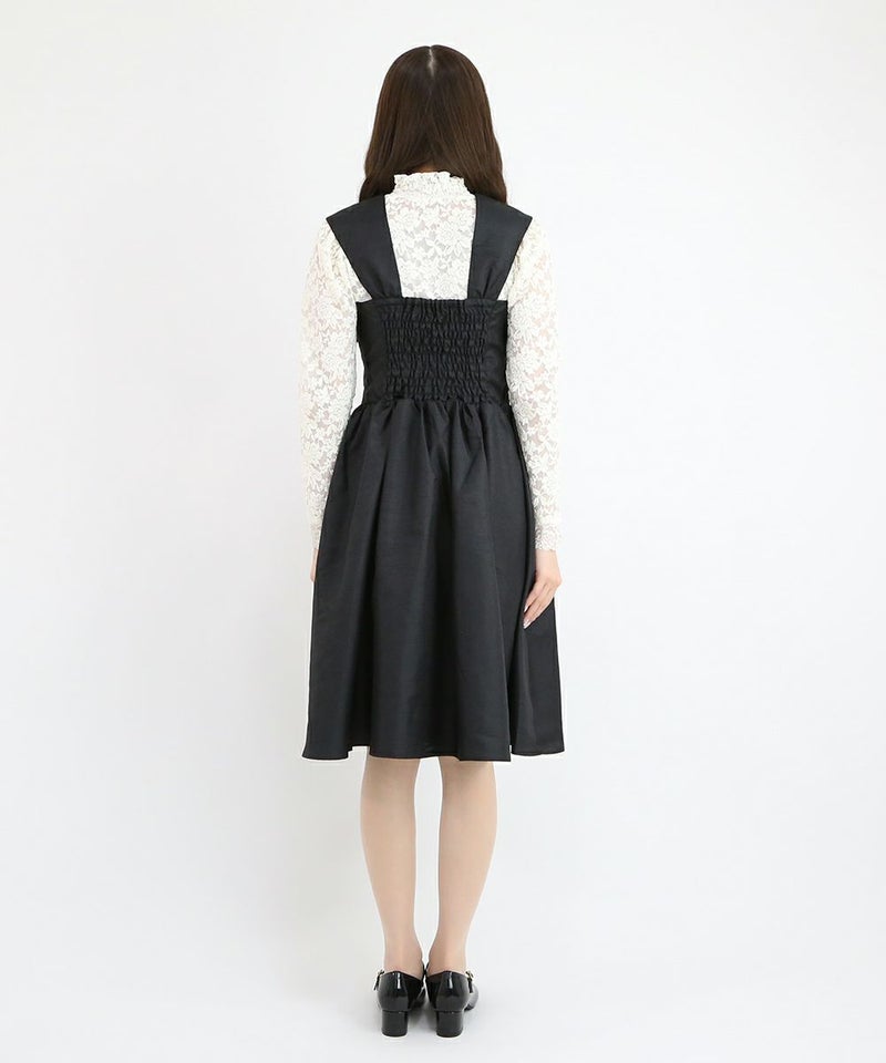 black / 162cm / レースインナーとのレイヤード