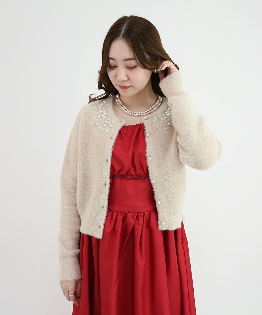 red / 153cm / カーディガンとのレイヤード