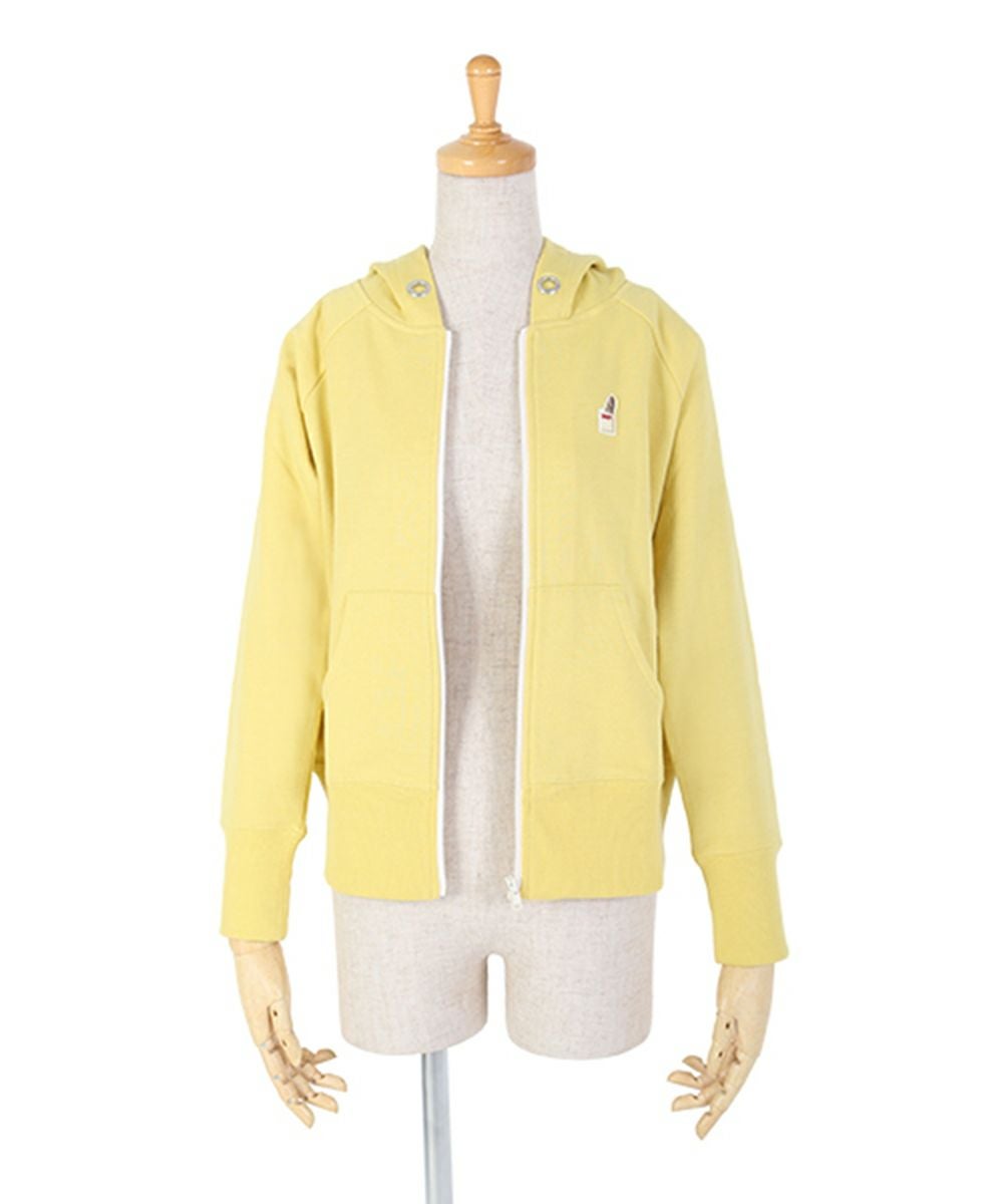 ファスナーを開けた状態