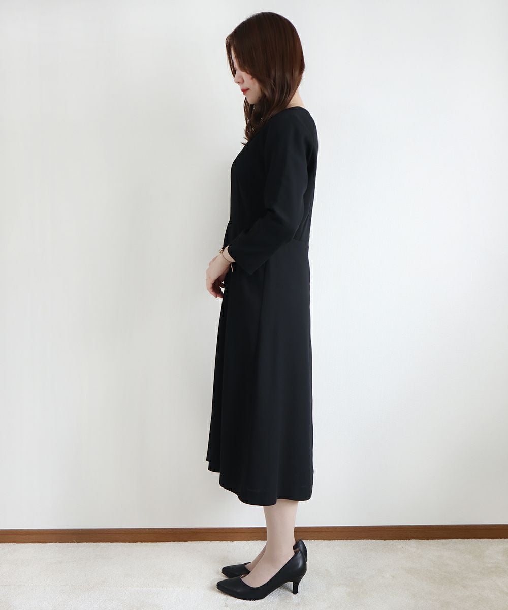 ヨークレース使いワンピース【オケージョン】/F i.n.t Black Formal