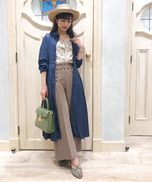 □角衿ロングシャツワンピース/an another angelus [29BE03j008] | F