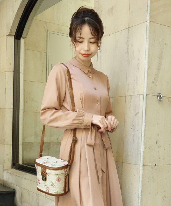 □角衿ロングシャツワンピース/an another angelus [29BE03j008] | F