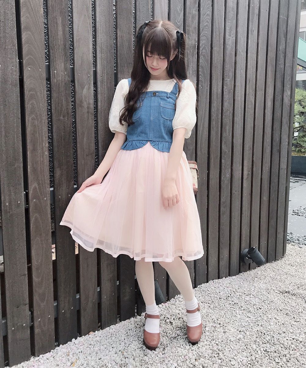 タグ付き3点】Innocent World ベスト スカート リボンタイ タグ付き3点
