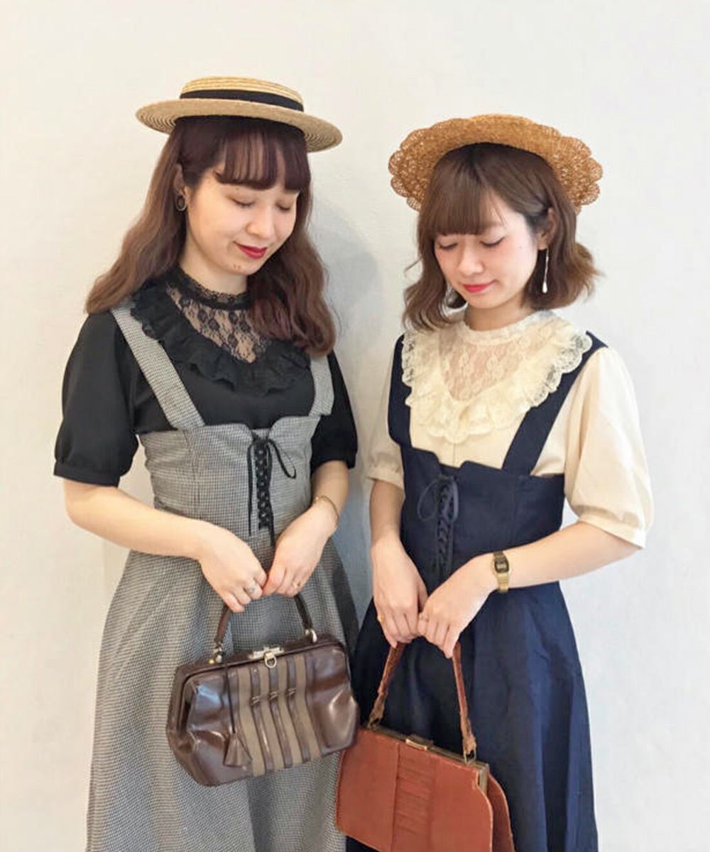 フロントレースアップコルセットワンピース/F&A[29CE04f002] | F i.n.t