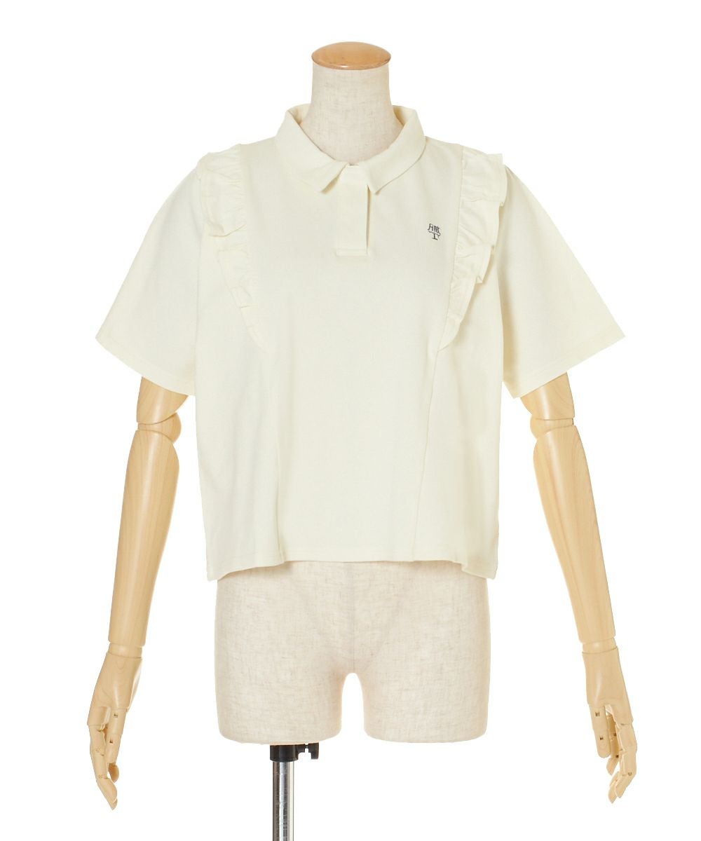 リメイク風フリルポロシャツ/F i.n.t[29AI07g004] | F i.n.t公式通販サイト