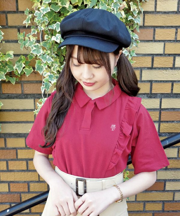 リメイク風フリルポロシャツ/F i.n.t[29AI07g004] | F i.n.t公式通販サイト