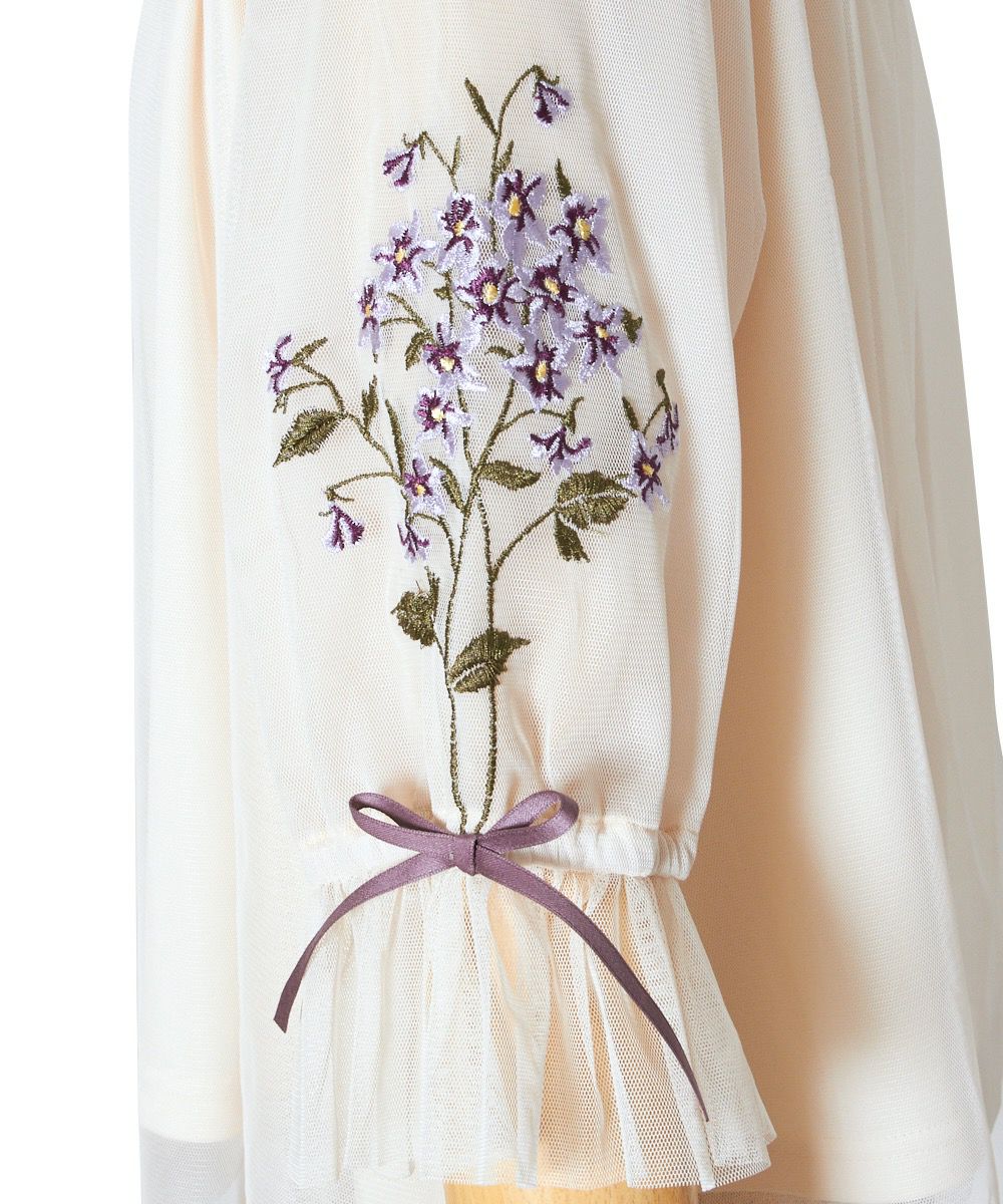 スミレ刺繍チュールブラウス/an another angelus[30BF02h024] | F