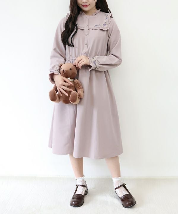 ヨークローズ刺繍ワンピース/F i.n.t [35AE02j006] | F i.n.t公式通販