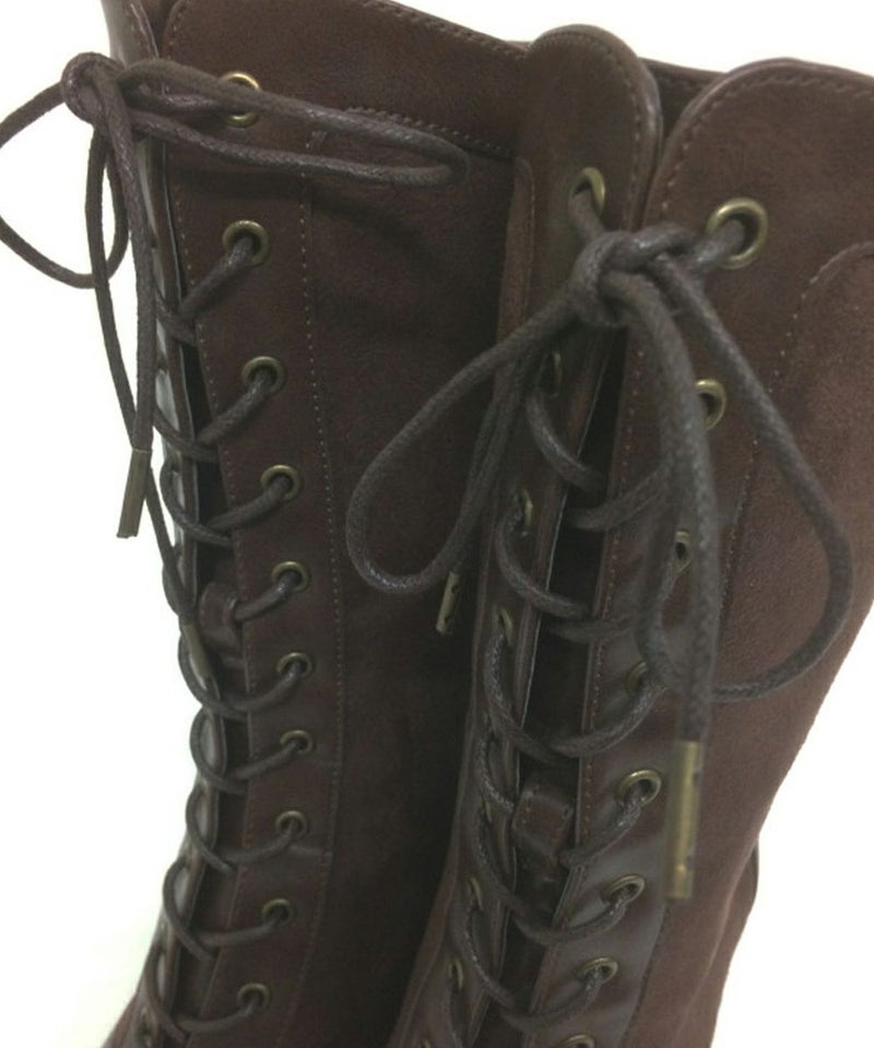 レースアップ (brown)