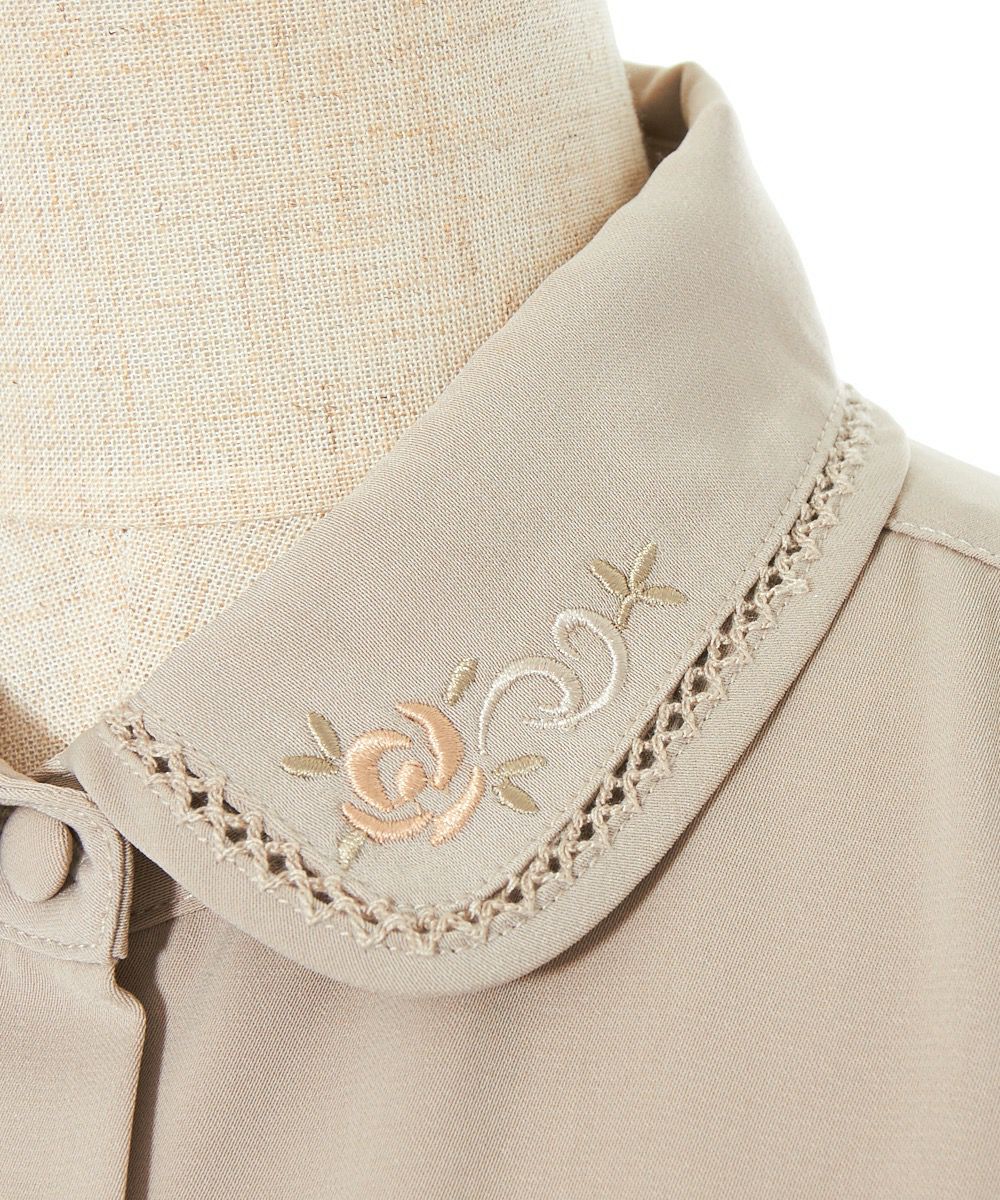 パステルローズ刺繍衿ブラウス/F i.n.t [35AF02j012] | F i.n.t公式