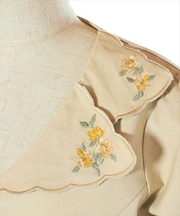 衿アップ (light beige)