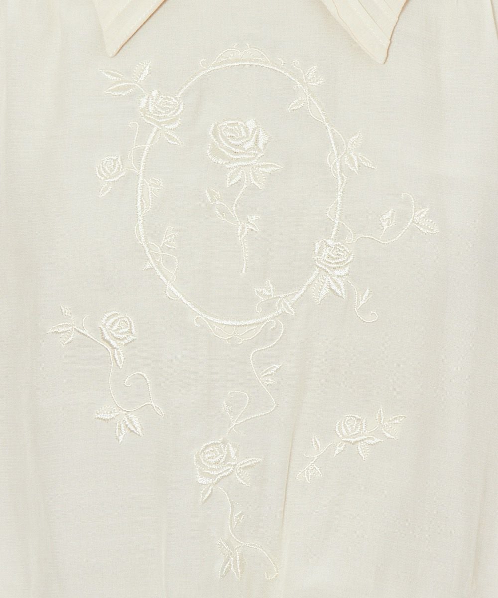 刺繍アップ (ivory)