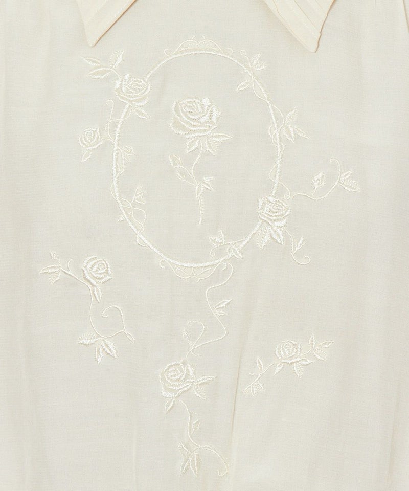 刺繍アップ (ivory)