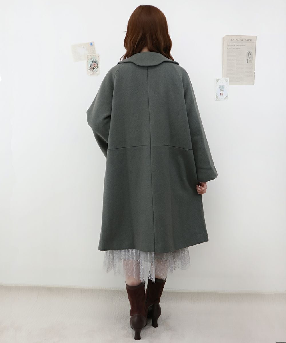レース衿付きオーバーコート/an another angelus Limited [36DD03j003