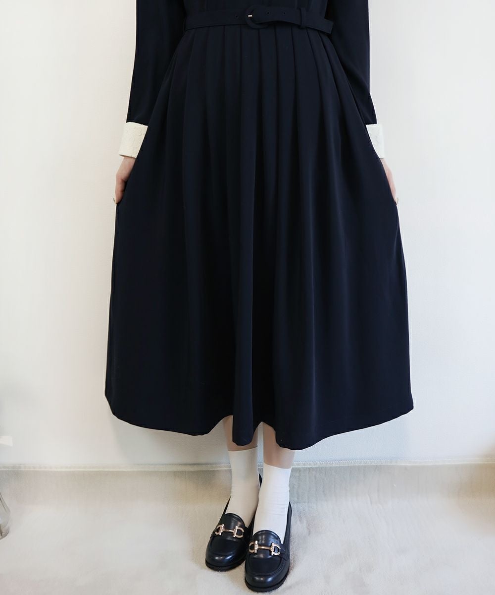 クレリックレースヨーク切替ワンピース/an another angelus Limited