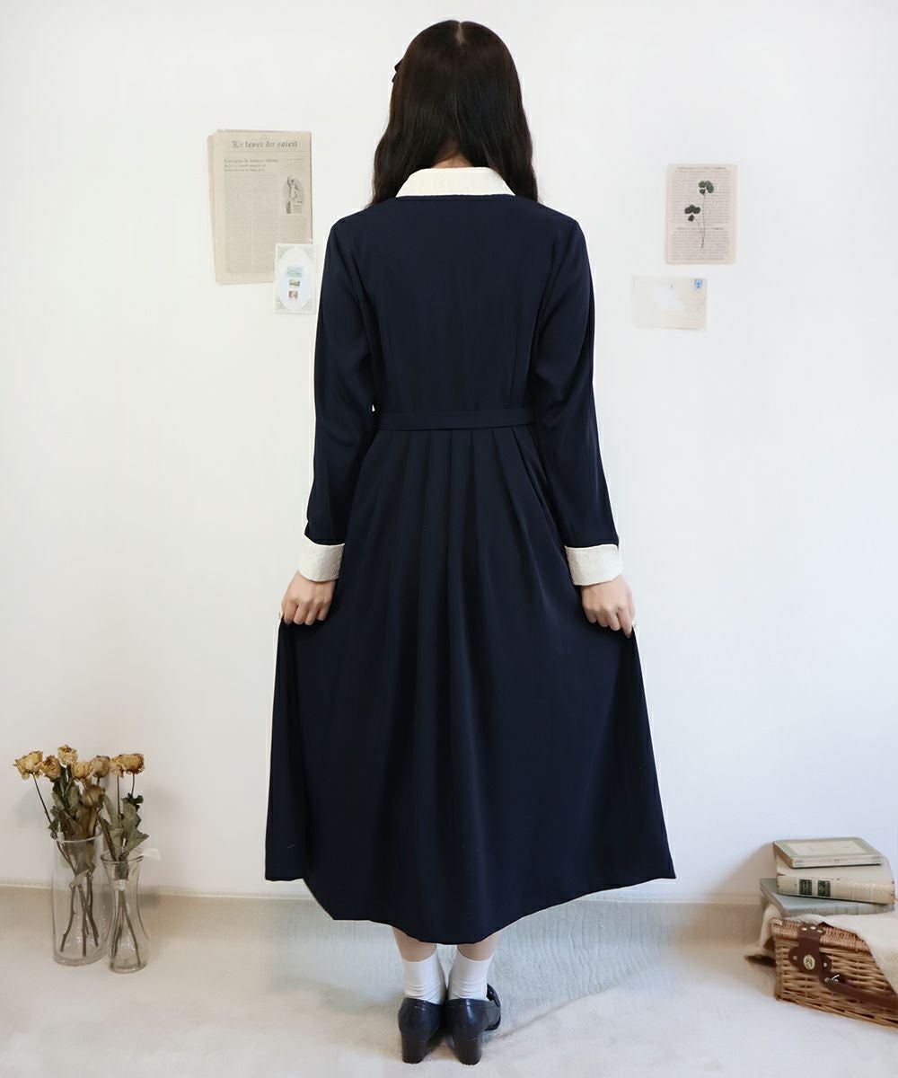 クレリックレースヨーク切替ワンピース/an another angelus Limited