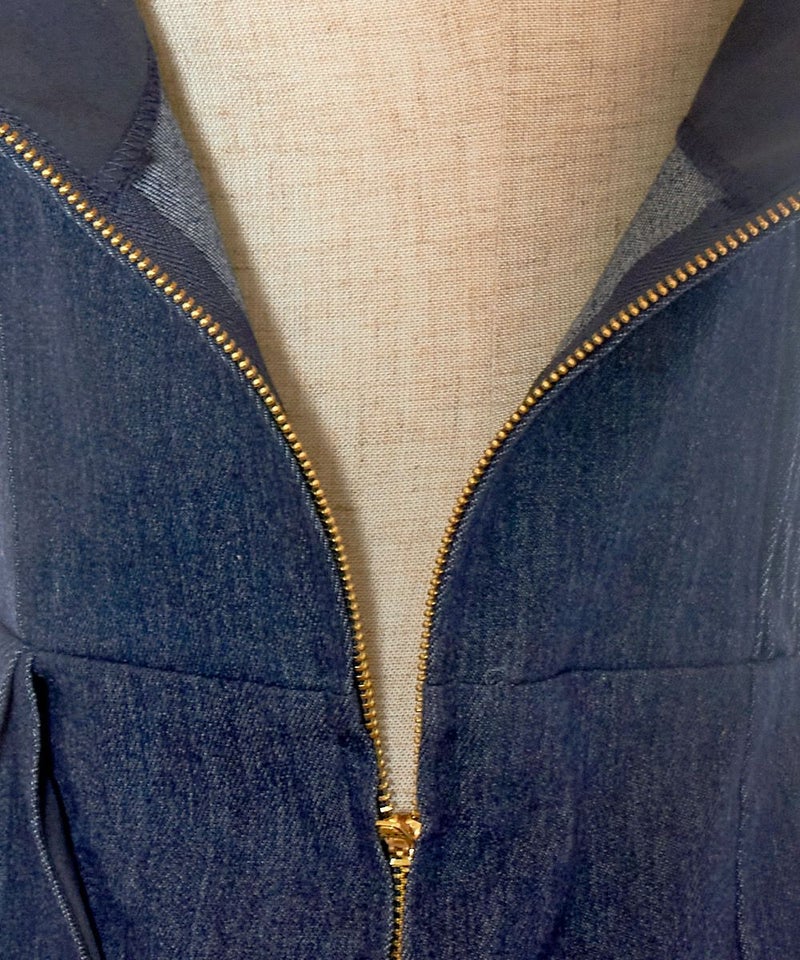 サイドファスナー (indigo)