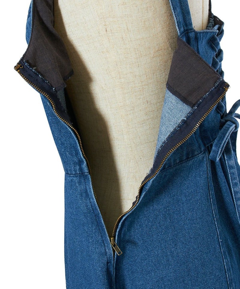 サイドファスナー (blue)