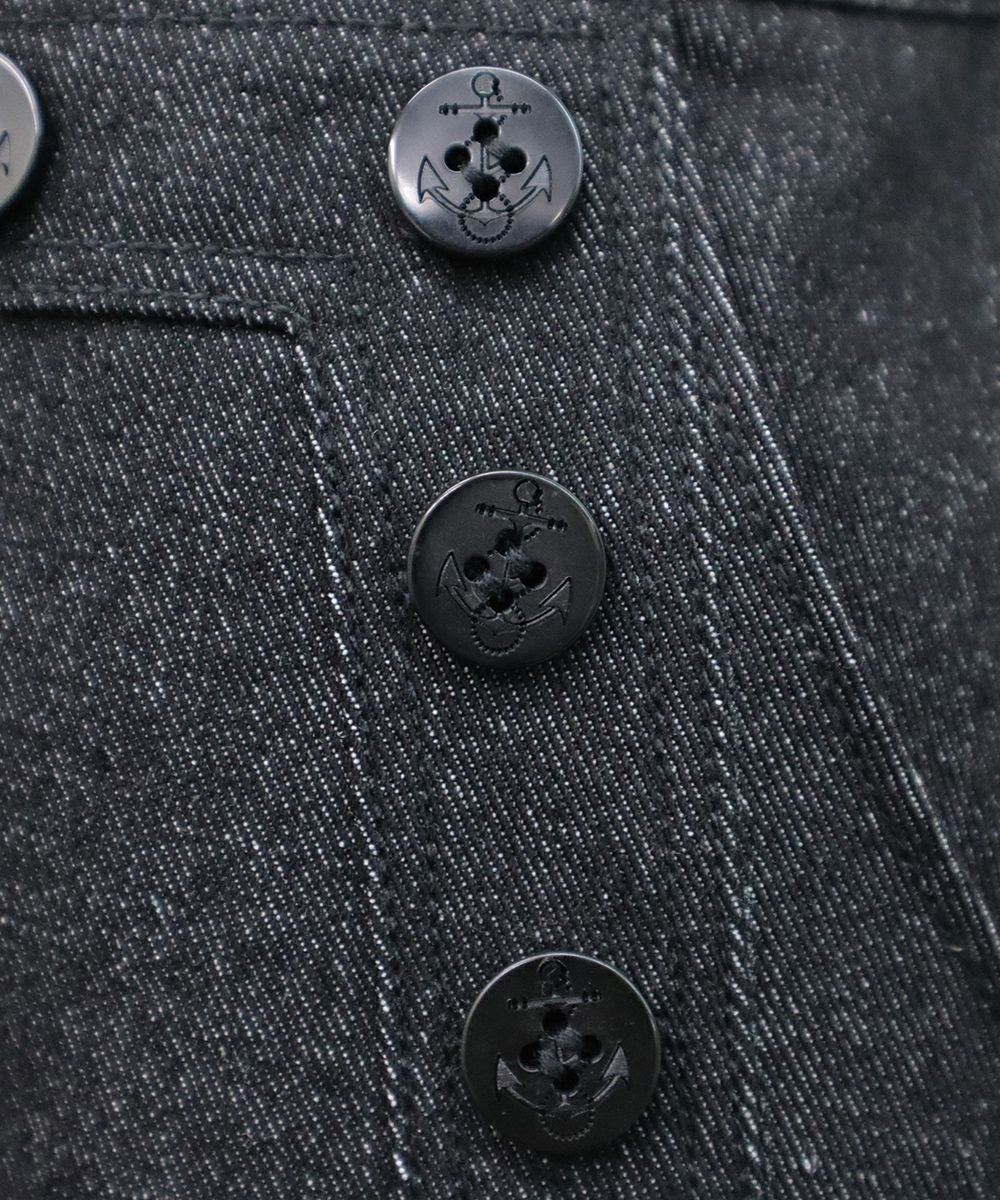 釦アップ (black)