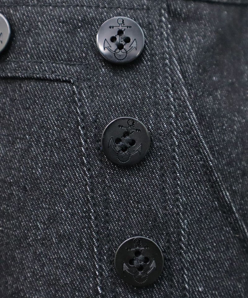 釦アップ (black)