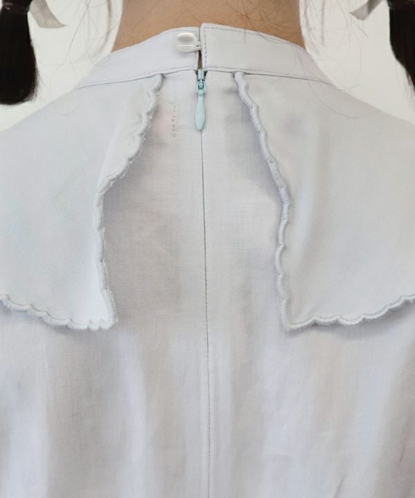 light blue / バックファスナー