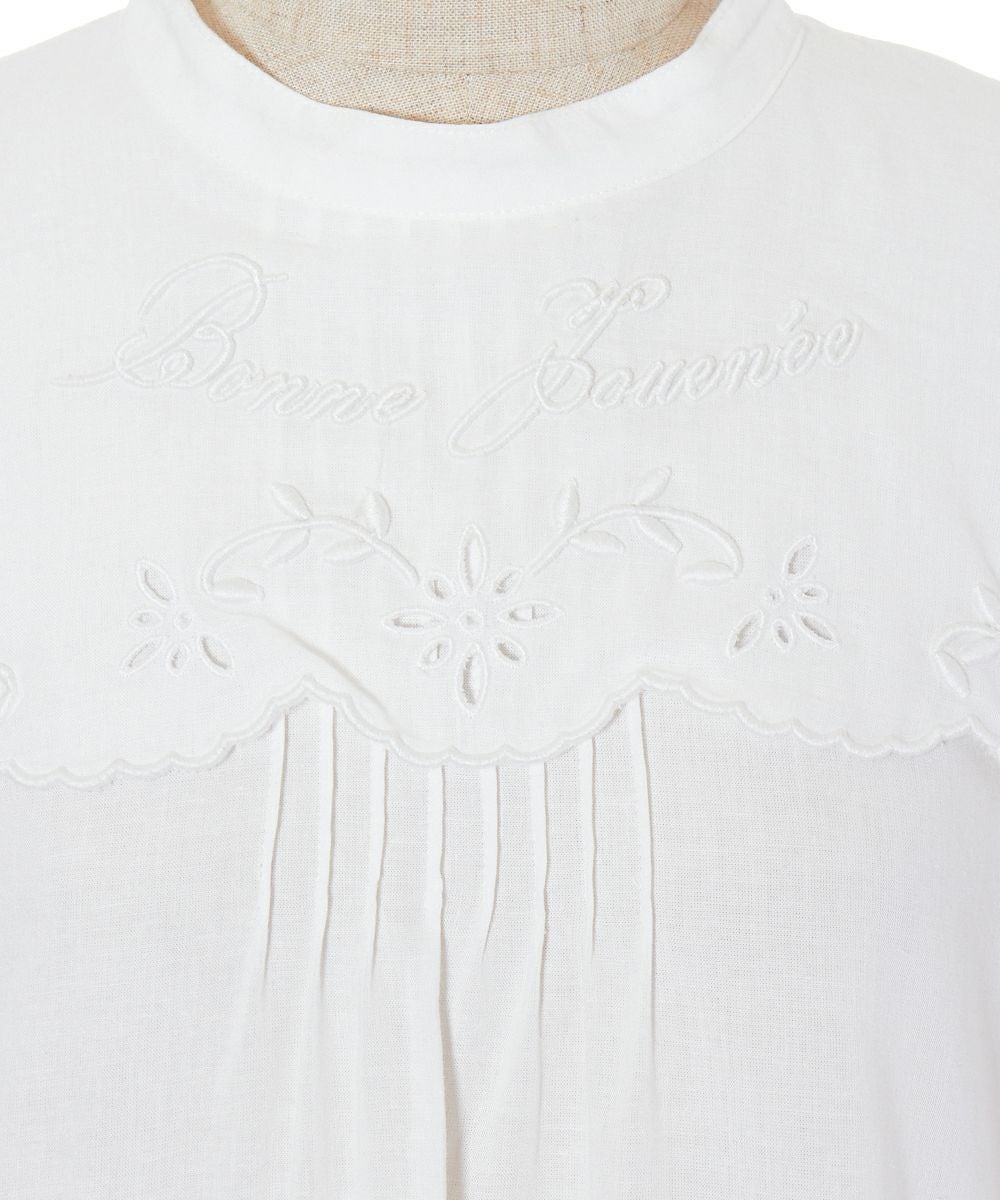 刺繍アップ (off white)
