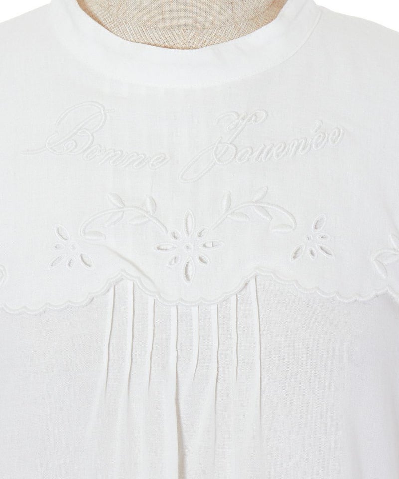刺繍アップ (off white)