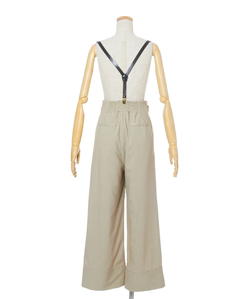 バック (beige×white)