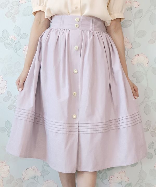 □裾ピンタックギャザースカート/F&A [37CG03p005] | F i.n.t公式通販