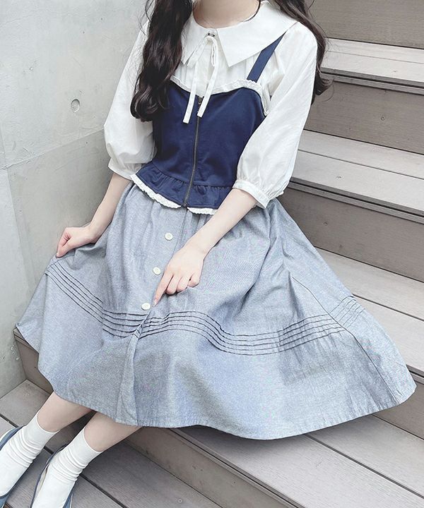 □裾ピンタックギャザースカート/F&A [37CG03p005] | F i.n.t公式通販