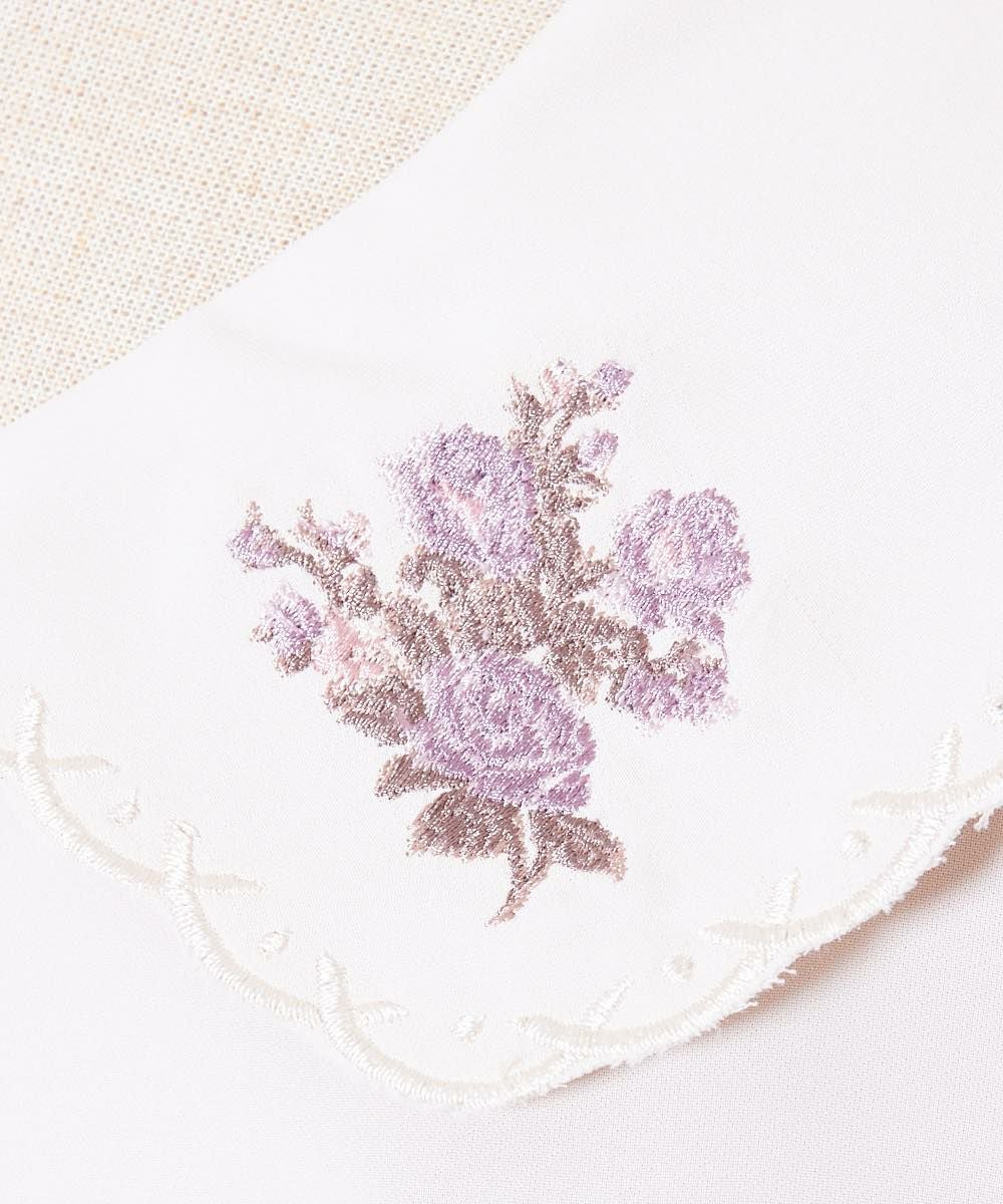 アンティークプレートローズ刺繍ブラウス/F i.n.t [39AF02j001] | F