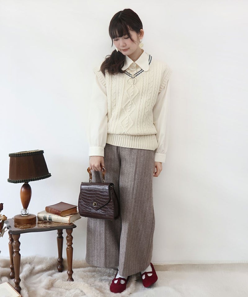 brown / 158cm (Sサイズ着用)