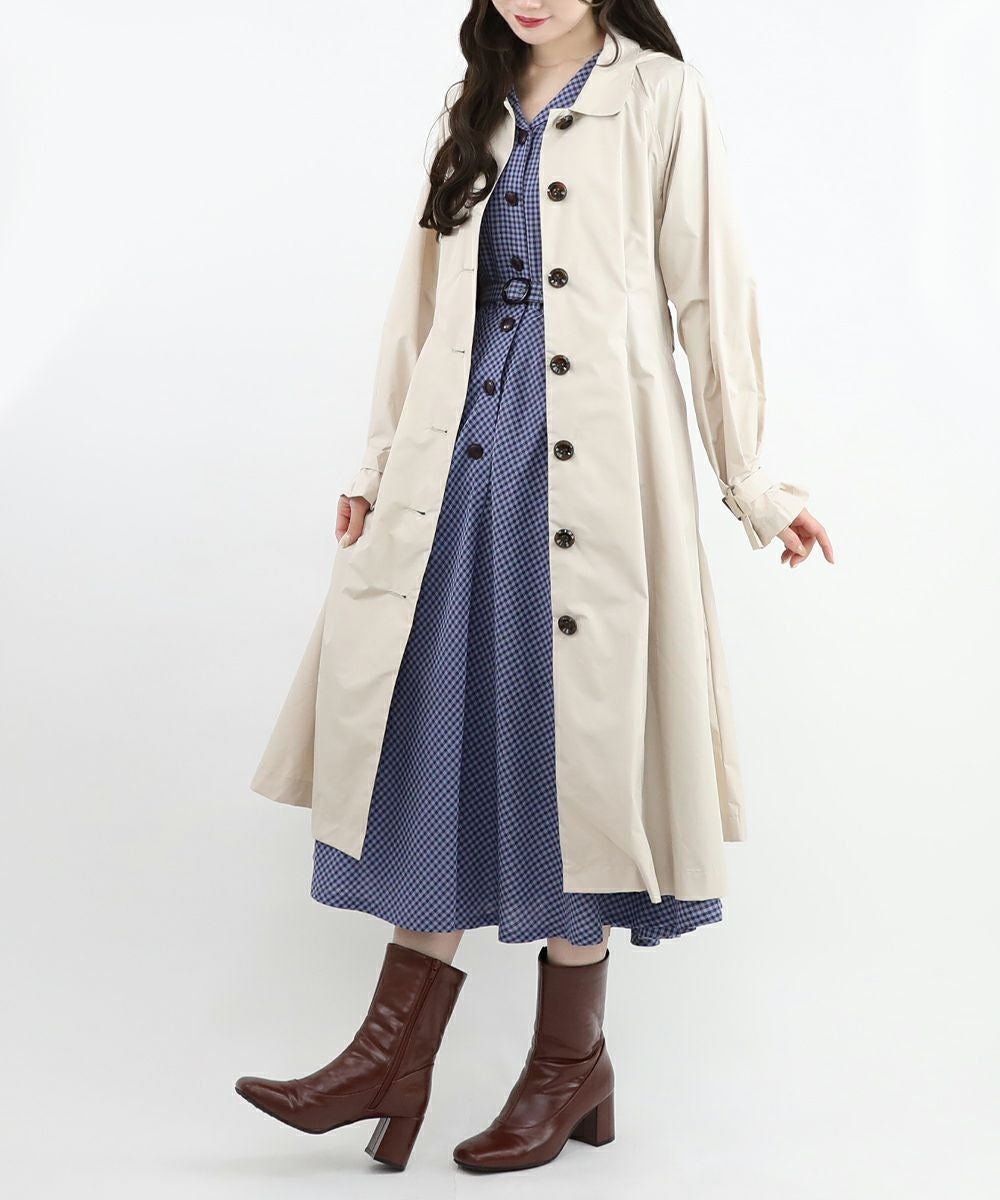 moto×VENTILE トレンチコート ベルト/ベルトループ付き レインコート べっ甲バックルベルトレインコート/F i.n.t Rain [38RD04j002] | F