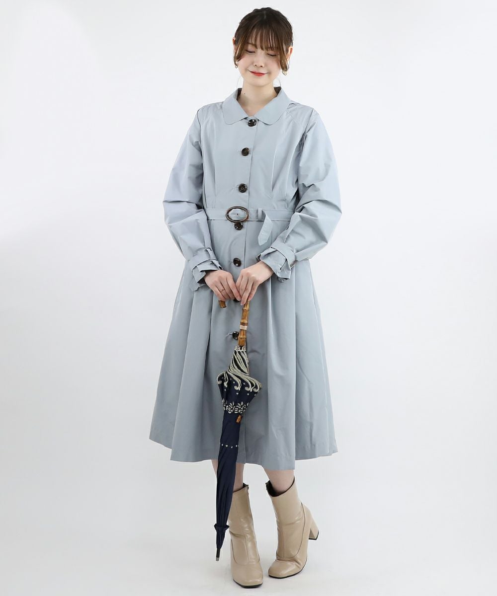 moto×VENTILE トレンチコート ベルト/ベルトループ付き レインコート べっ甲バックルベルトレインコート/F i.n.t Rain [38RD04j002] | F