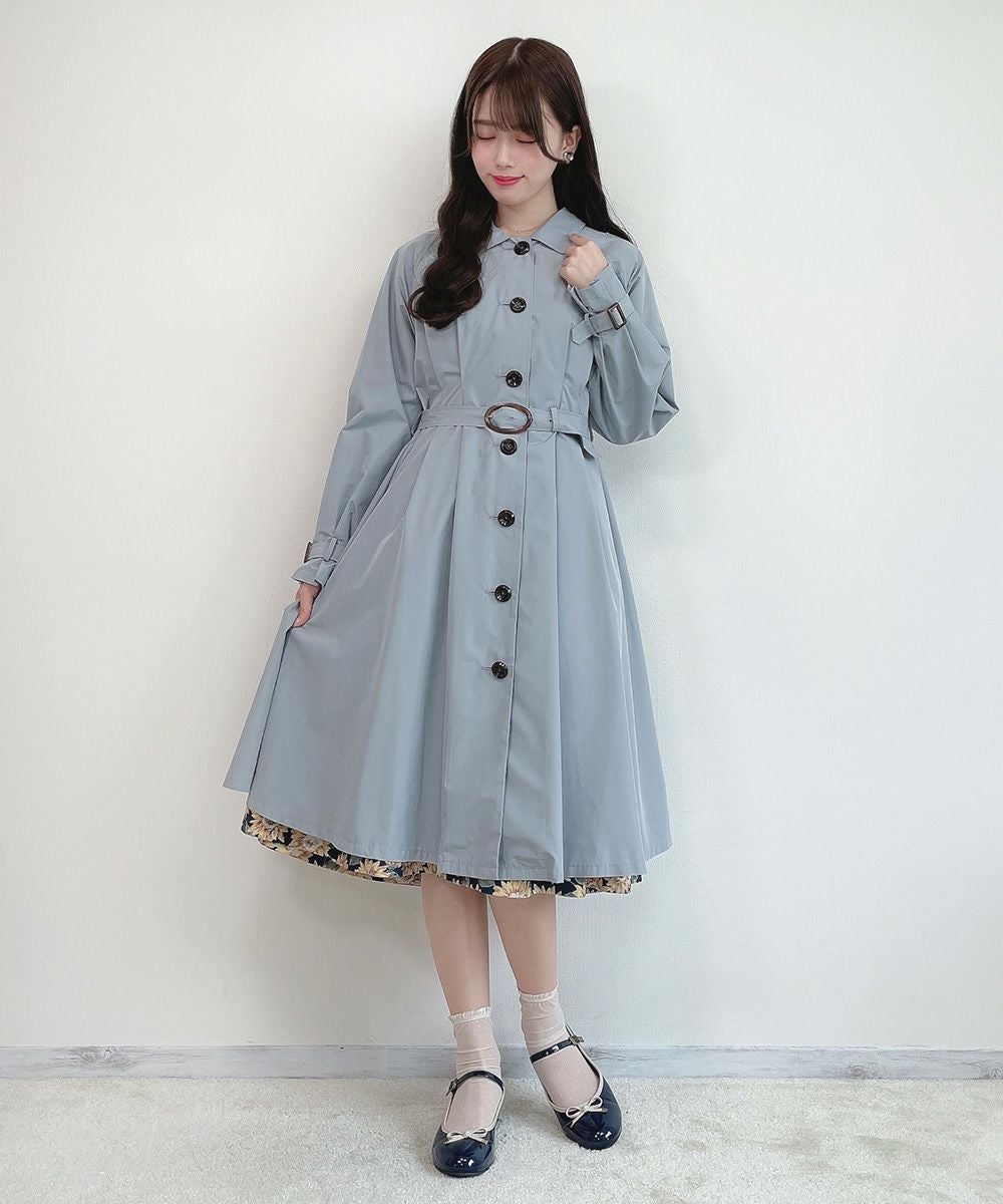 べっ甲バックルベルトレインコート/F i.n.t Rain [38RD04j002] | F