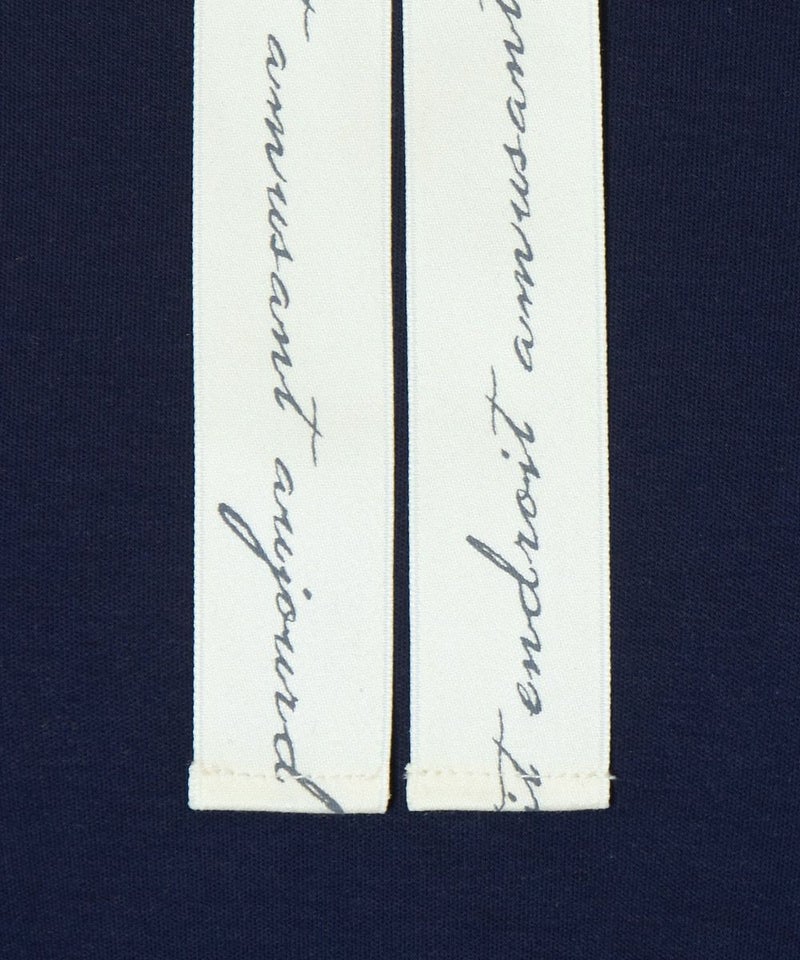 リボンロゴアップ (navy)