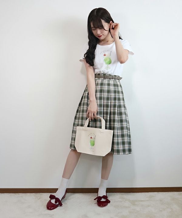 メロンソーダプリントTシャツ/SweetsCollection [00GI02g004] | F
