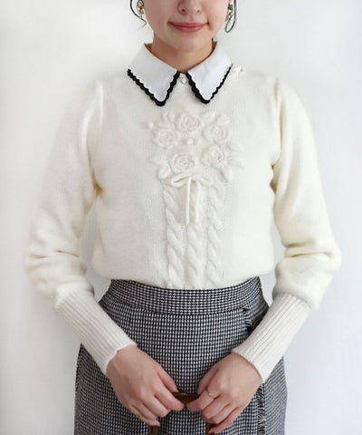 off white / 165cm / ブラウスとの重ね着