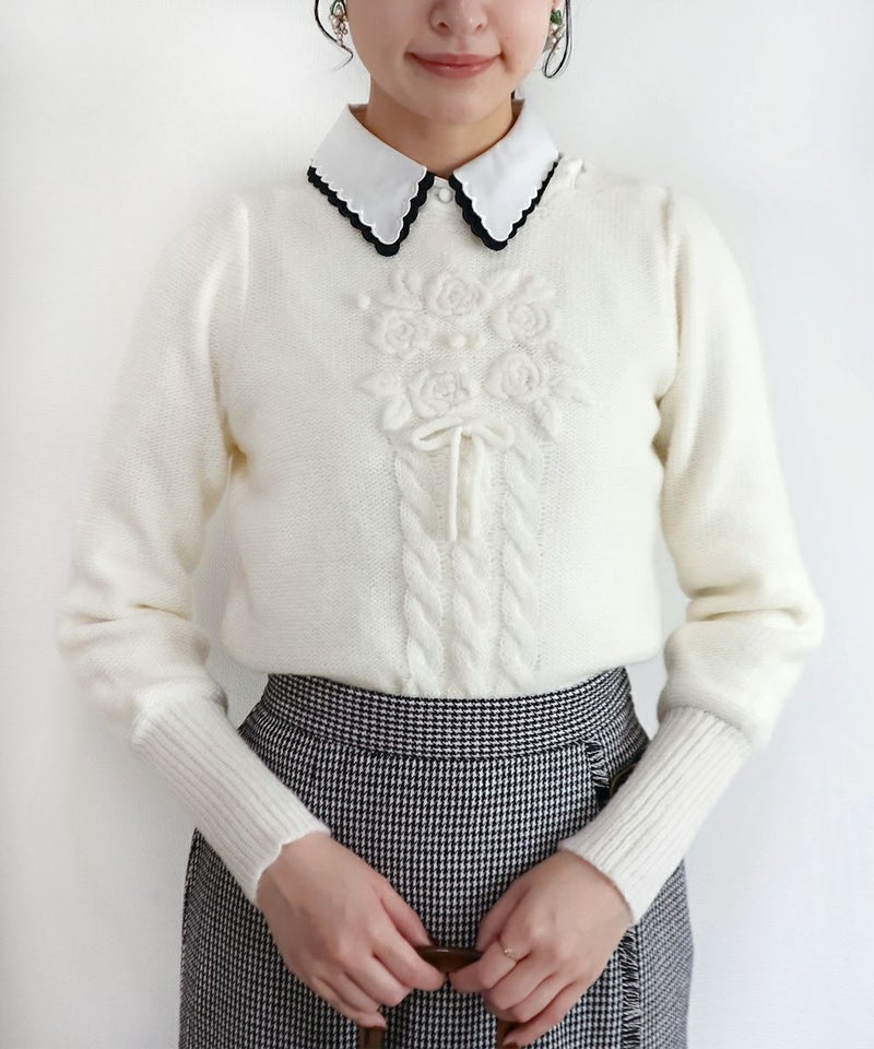 off white / 165cm / ブラウスとの重ね着