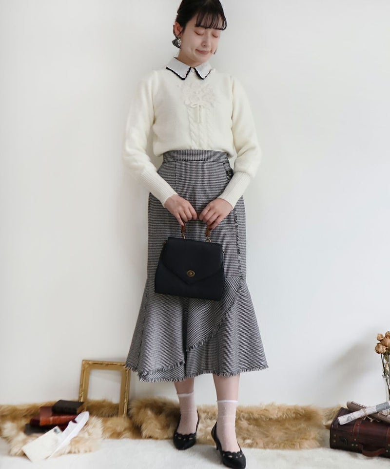 off white / 165cm / ブラウスとの重ね着