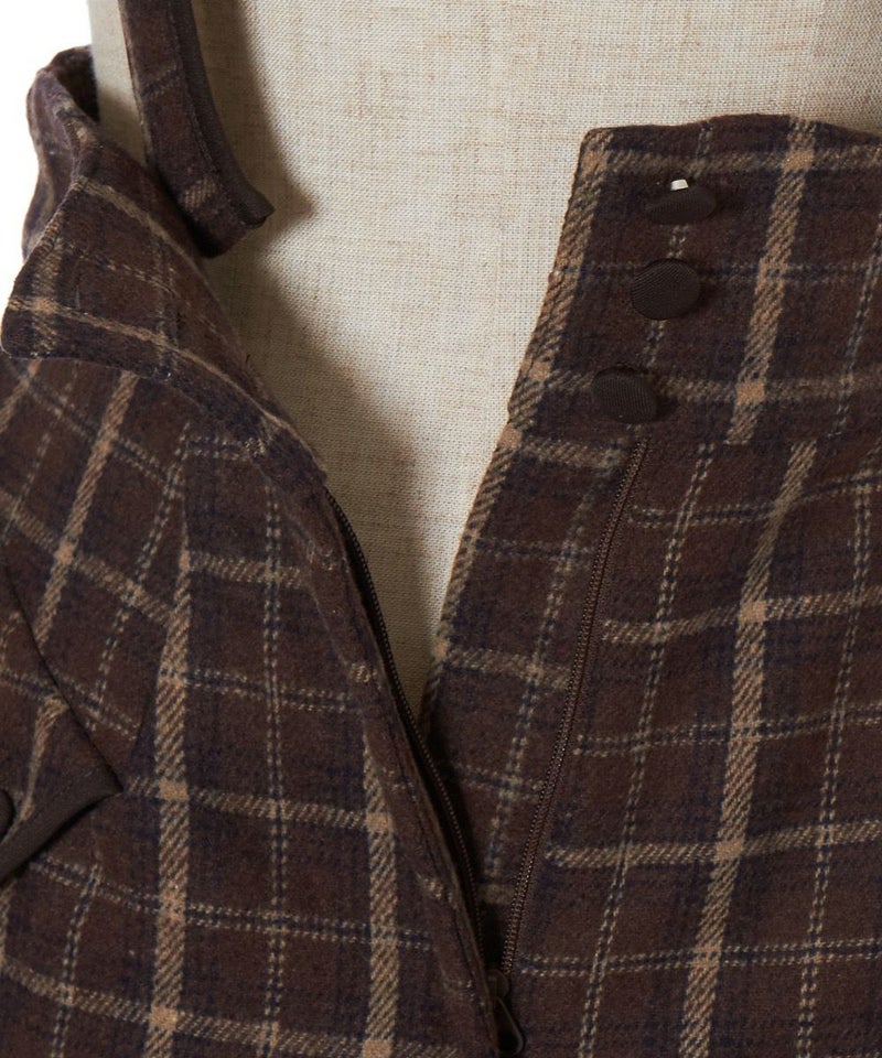 サイドファスナー (brown)