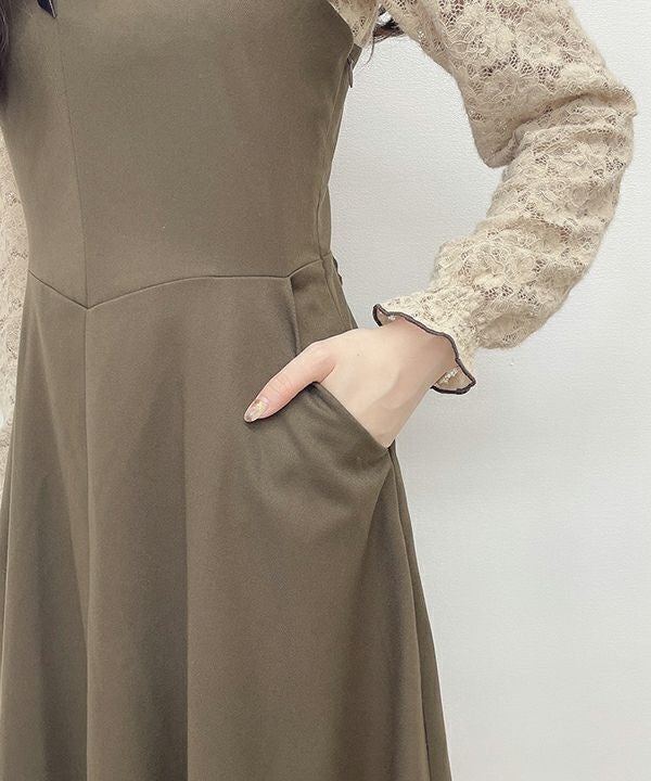 khaki / 162cm
