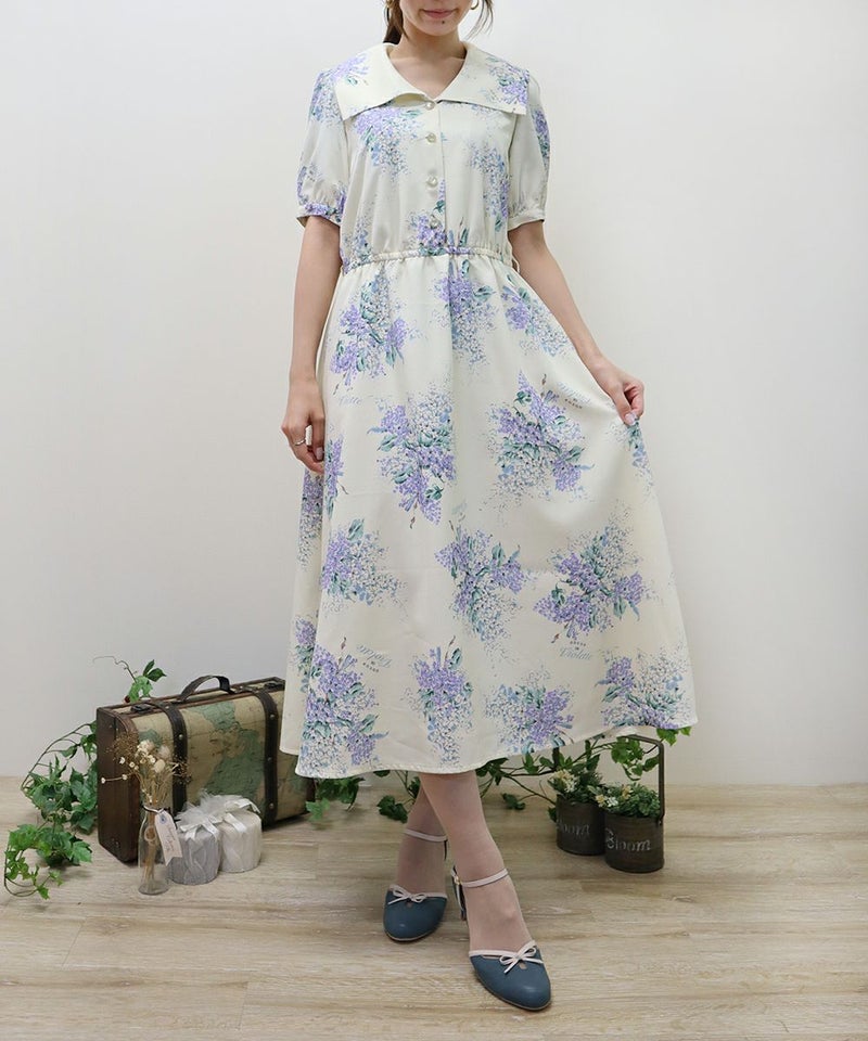 lavender / ベルトとスカーフを外した場合