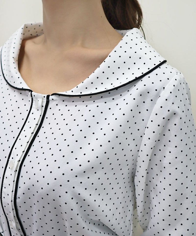 white×black / 衿部分