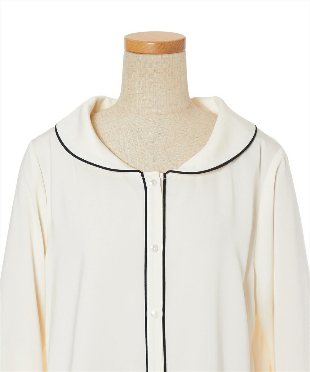 フロントアップ (off white×navy)