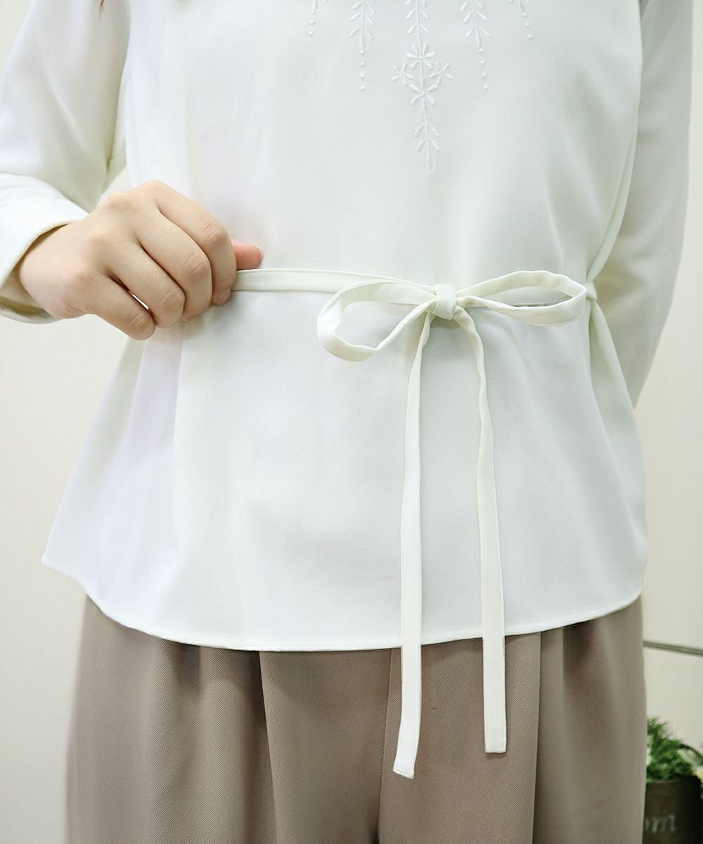 off white / ウエストリボン